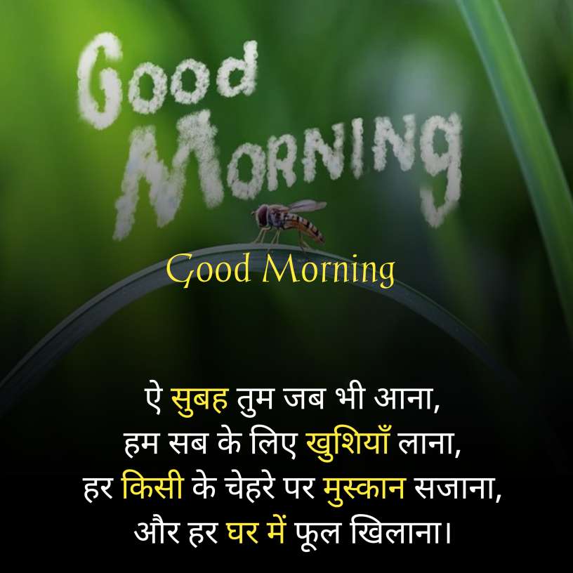 Good Morning Hindi Shayari Images 