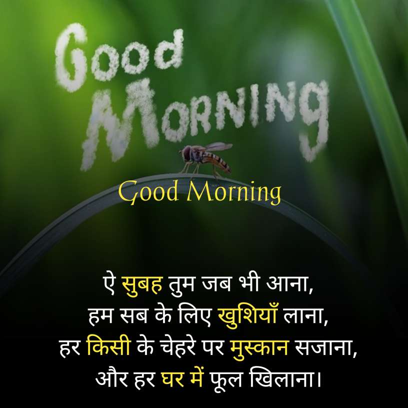 Good Morning Hindi Shayari Images