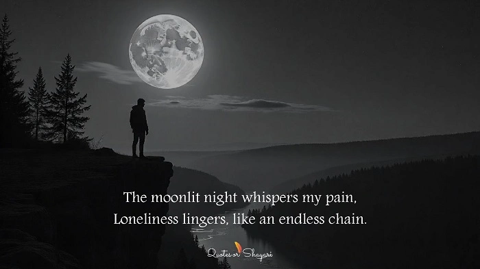 Struggling with Loneliness Sad Shayari for the Solitude