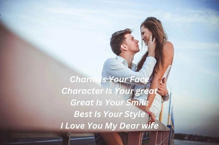 💬 Short Romantic Shayari for Wife Status Style m