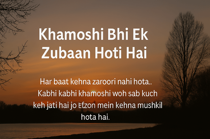 Sundarta Aur Khamoshi